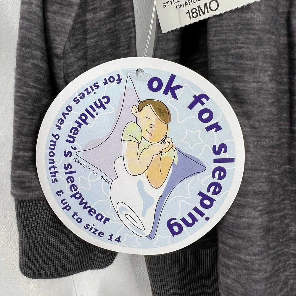 Family PJs Better Together Grey Graphic Print 2 Piece Unisex Baby Pajama Set New